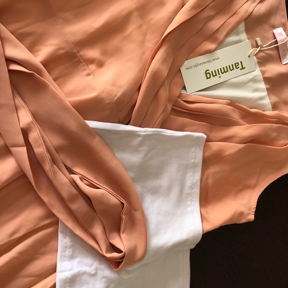 Pink chiffon dress - Picture 3 of 3